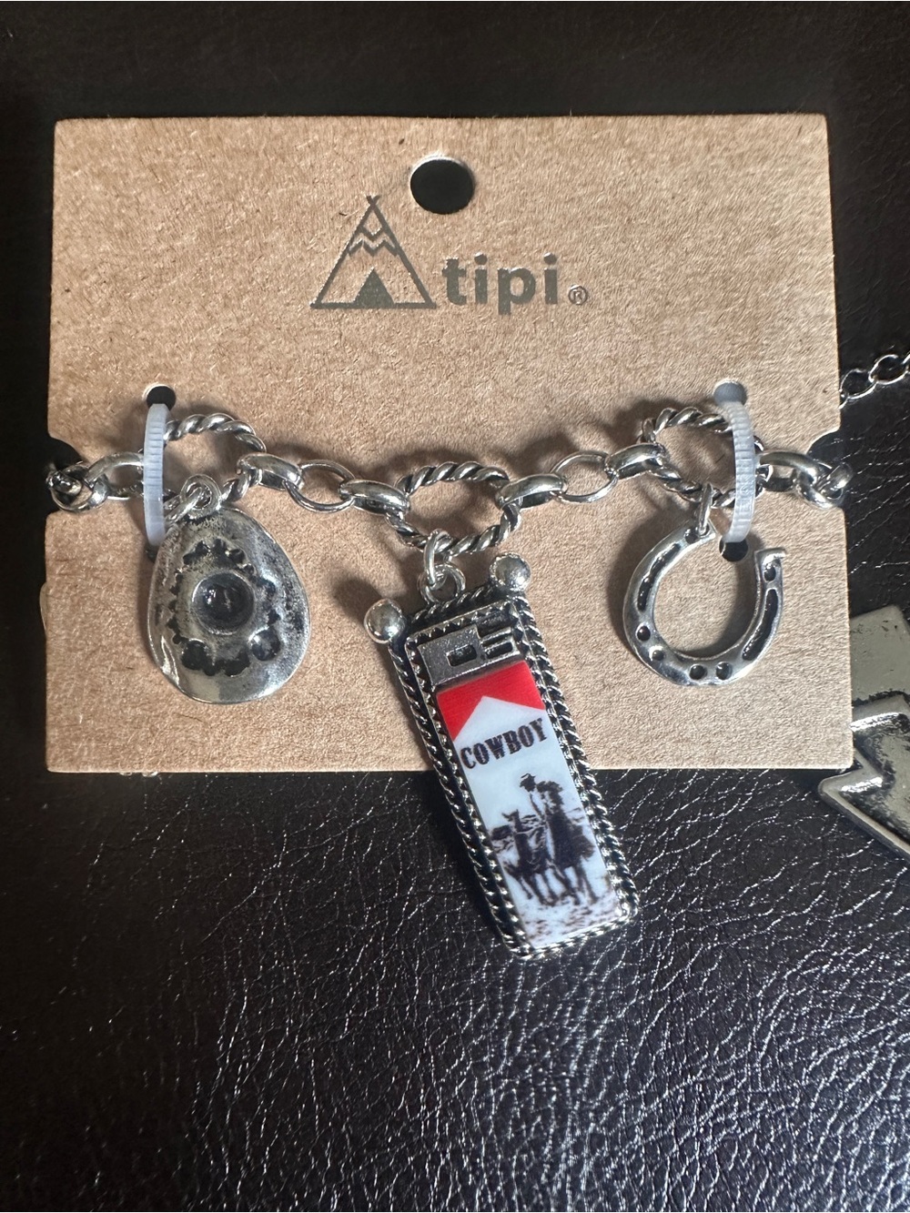 “Chain Smokin” Atipi Western Charm Bracelet- NWT Cowgirl!